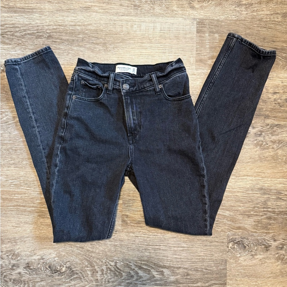 Faded Black Woman’s Jeans